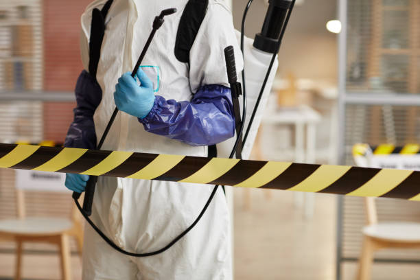 Professional Biohazard technician working in Fort McCoy, FL